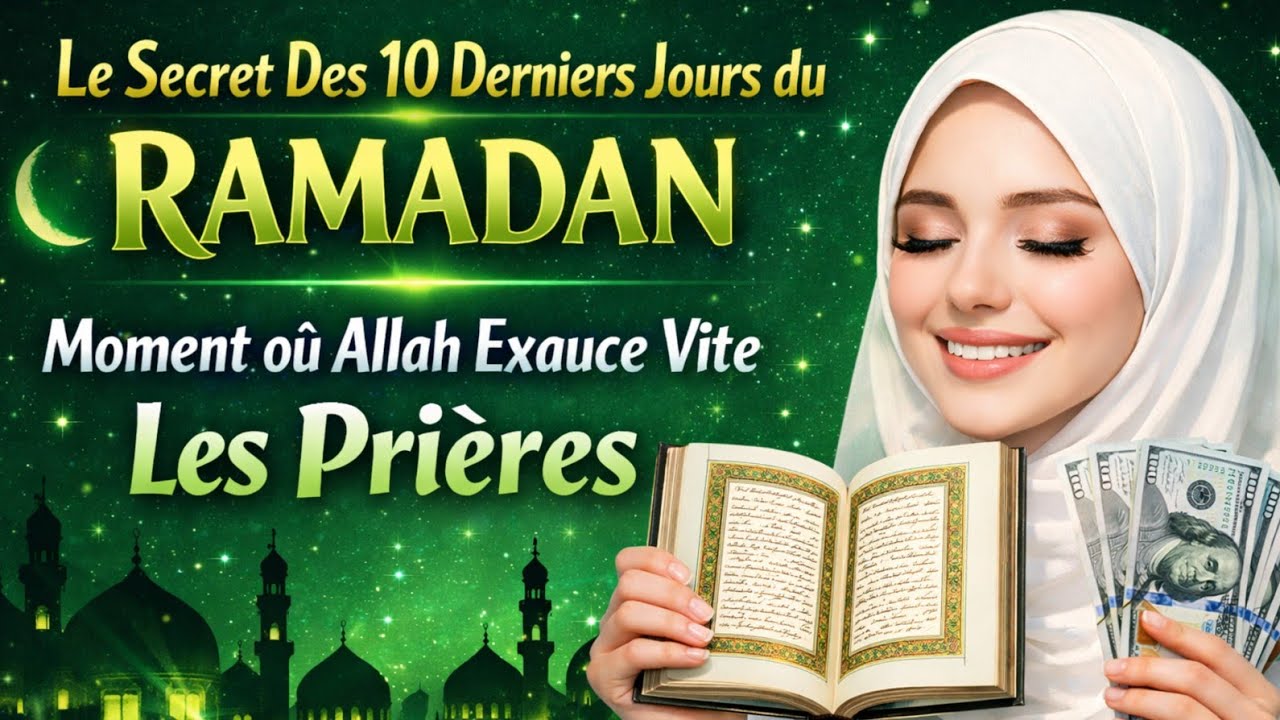 📌Le secret des 10 derniers jours du Ramadan : moment où Allah exauce vite les prières