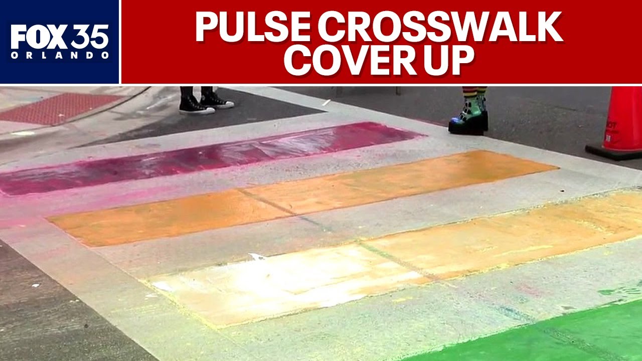 Outrage in Orlando after Pulse memorial crosswalk removed overnight