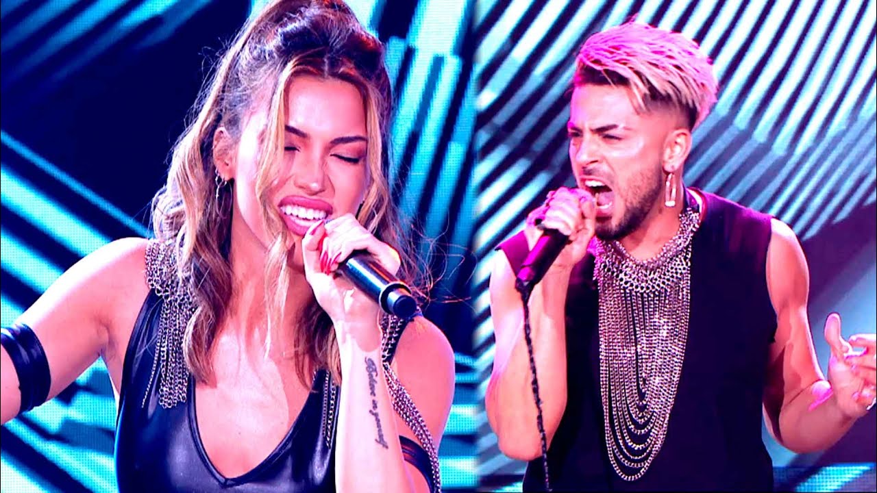 Facu Mazzei y Agus Agazzani con sensualidad cantaron y bailaron 