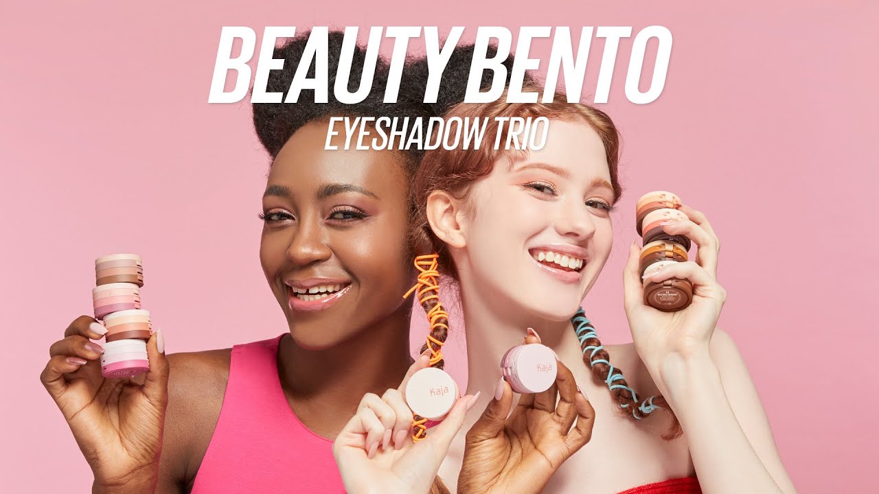💖Beauty Bento | Your Dearest Cute Eyeshadow Trio💝 | Kaja Beauty