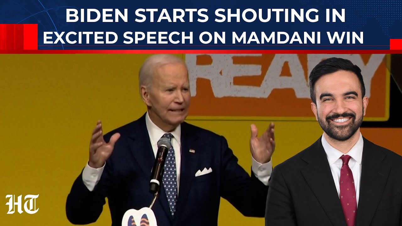 Biden Shouts During Excited Speech On Zohran Mamdani's NYC Mayor Election Win, Mocks Trump| Governor