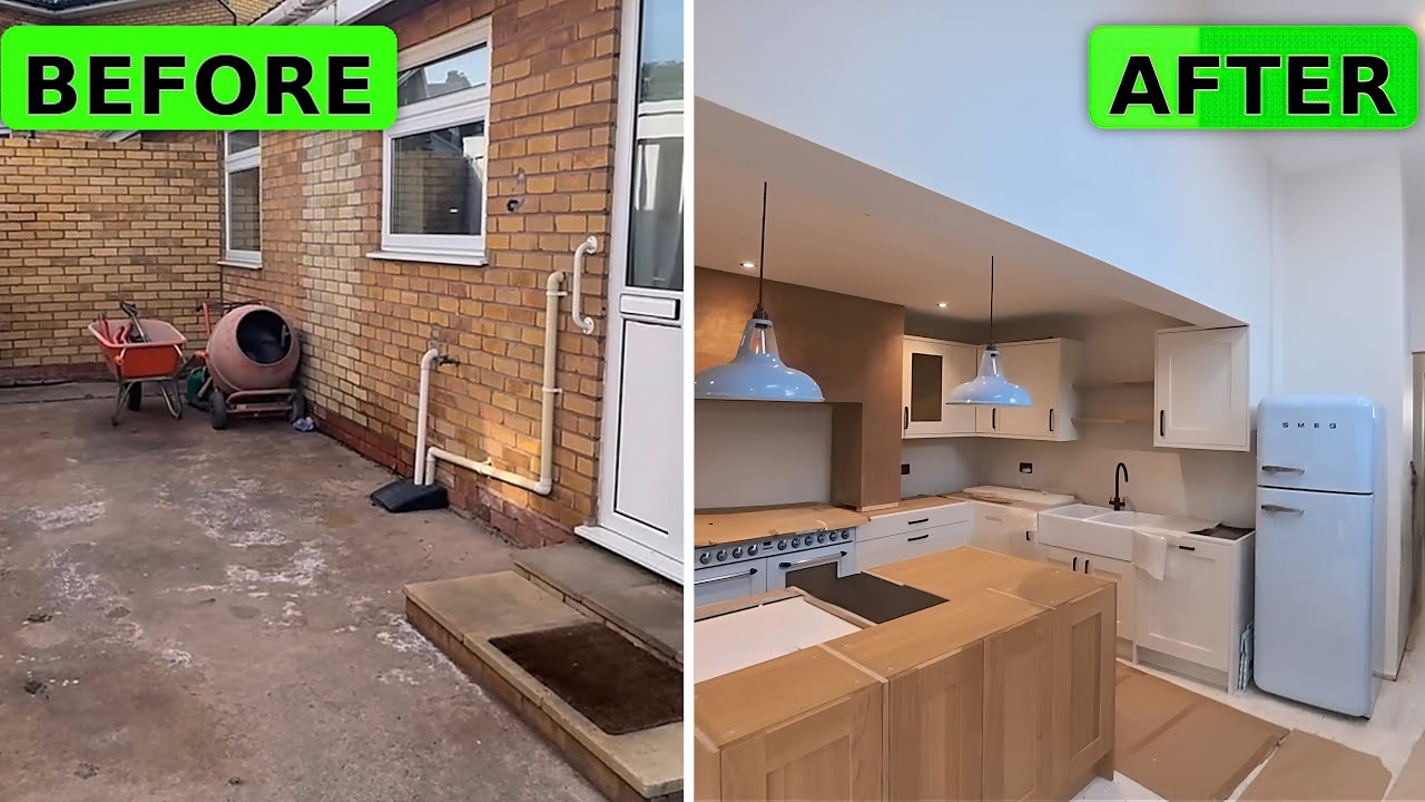 Kitchen FINISHED! Job Complete! Before & After + Feature Chimney