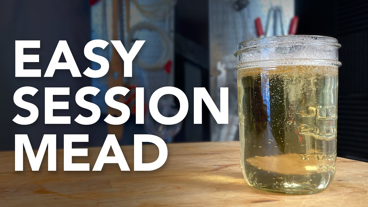 Как приготовить Session Mead | Рецепт хрустящего гидромеля с фруктовым медом и ноткой игристого вина