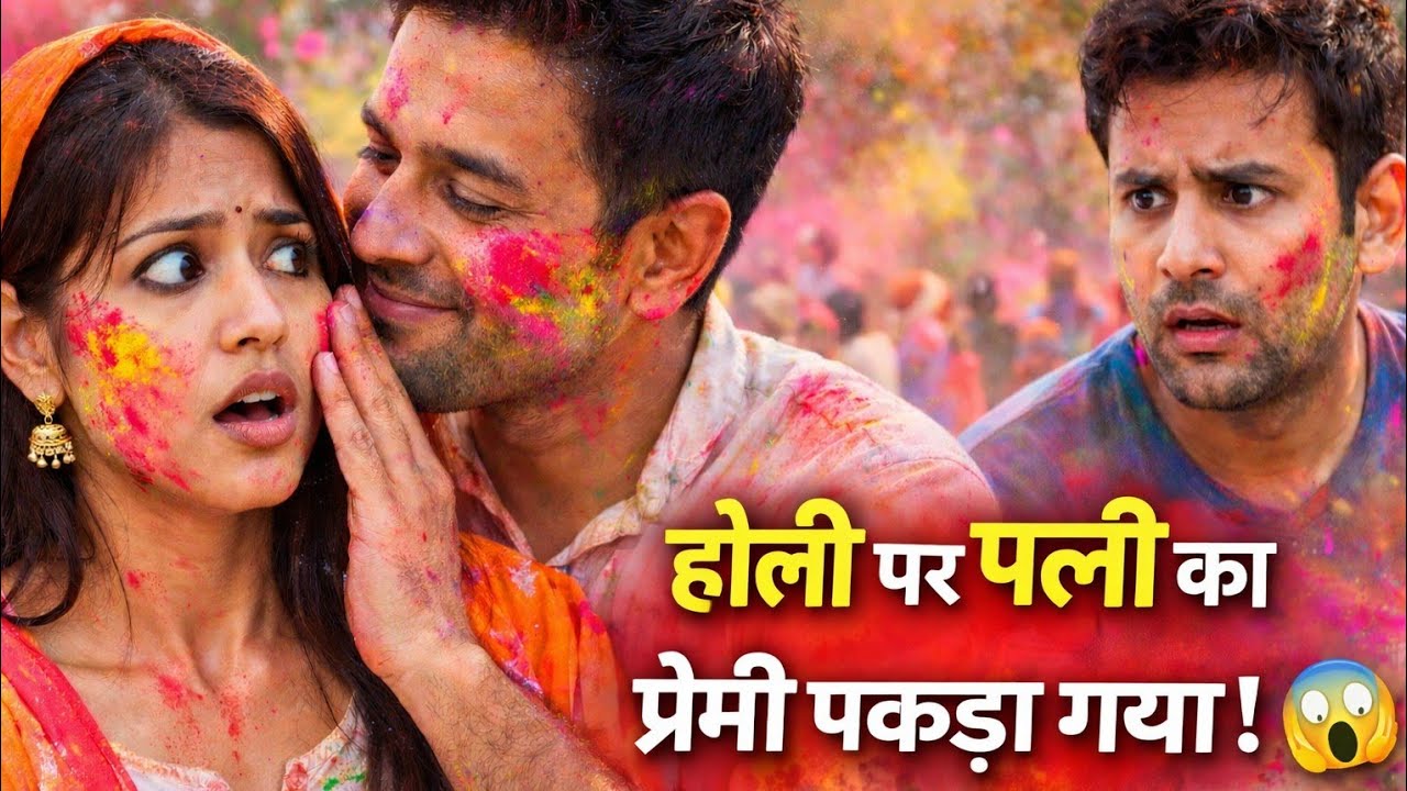 होली के दिन पत्नी का राज खुल गया 😱 | Holi Story | Romantic Holi Story
