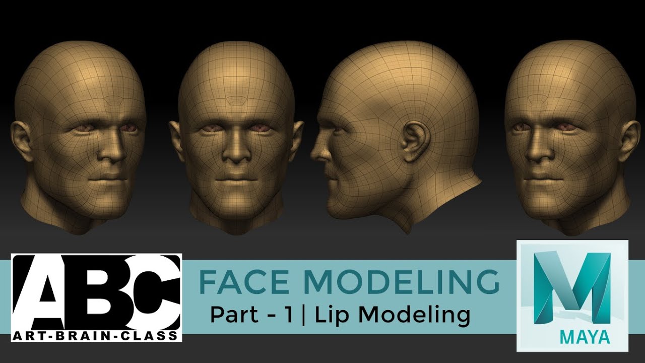 Face Modeling in Maya | Head Modeling Tutorial | 3D Face Modeling | Part 1 - Lip Modeling(Hindi)
