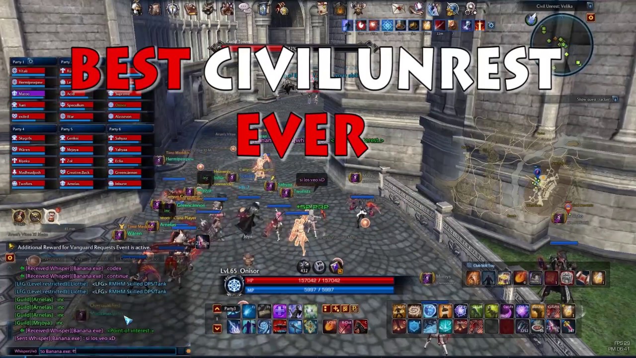 Tera PvP - BEST CIVIL UNREST EVER Part 2/2 (Week 22 -19/02/2017)