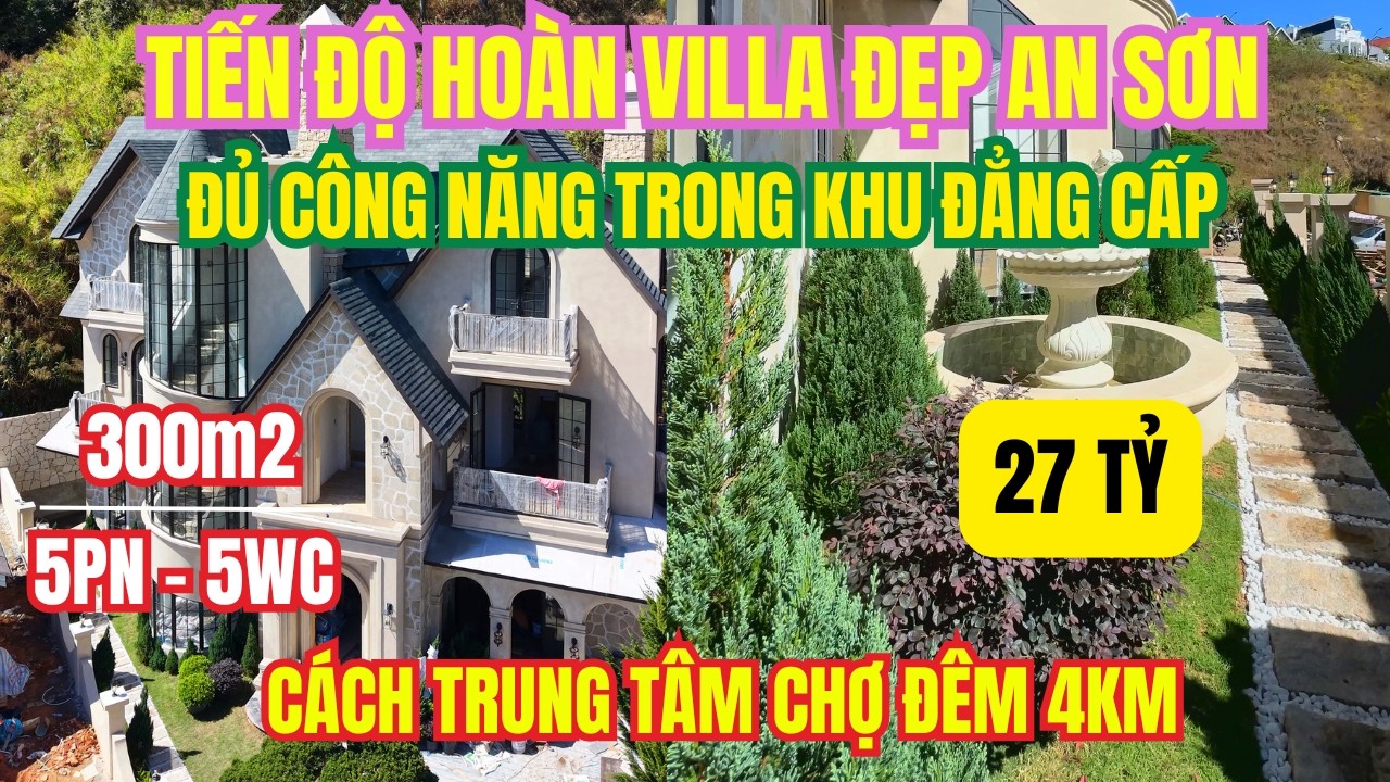 Biệt thự sân vườn cao cấp KDC số 5 Đà Lạt
