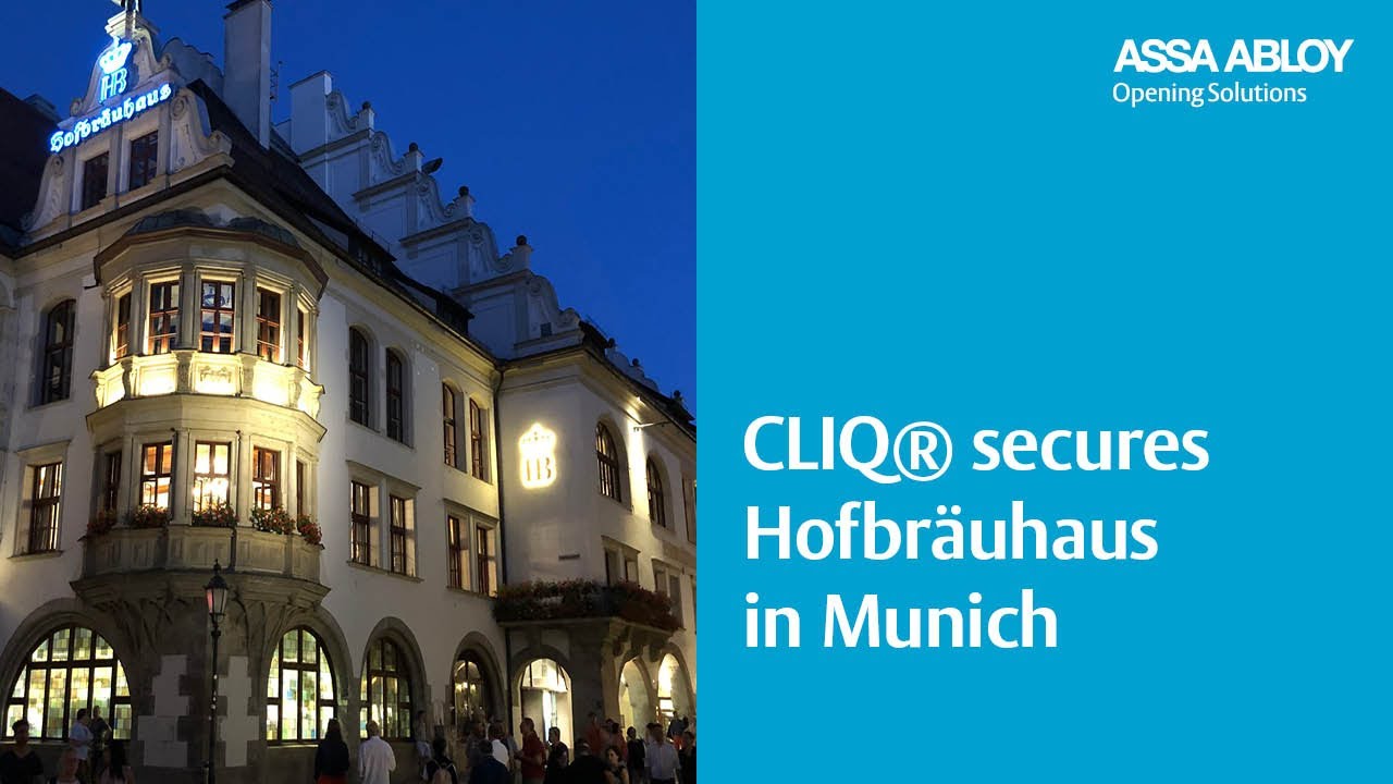 Hofbräuhaus in Munich relies on eCLIQ