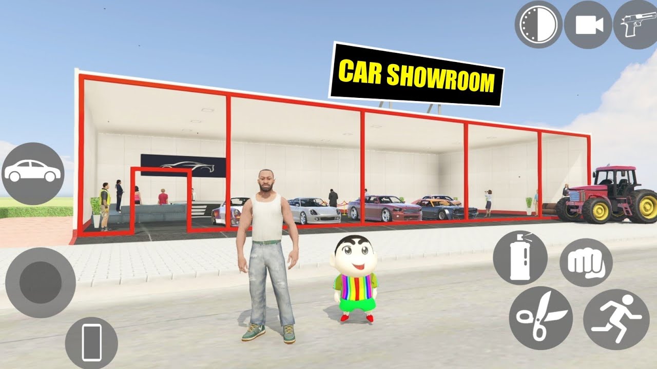 🔥 Franklin Open New Car Showroom 💥😱 Indian Bike Driving 3d Game 🎮 Video