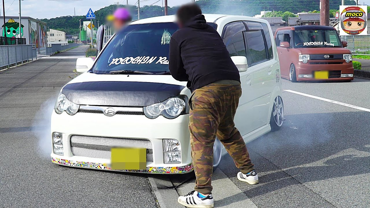 ｷﾀ━━‼️車高短ムーヴ 【搬入①】第2回いらすとやCUP