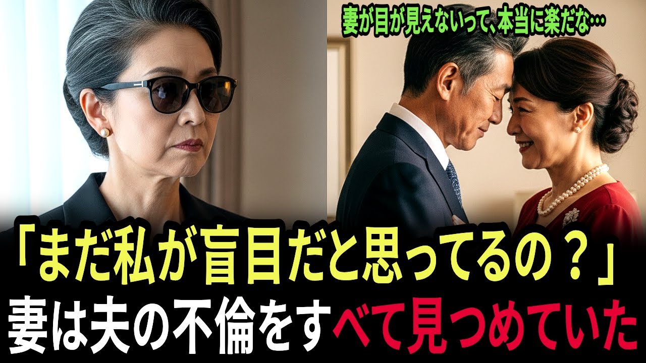 「まだ私が盲目だと思ってるの？」妻は夫の不倫をすべて見つめていた