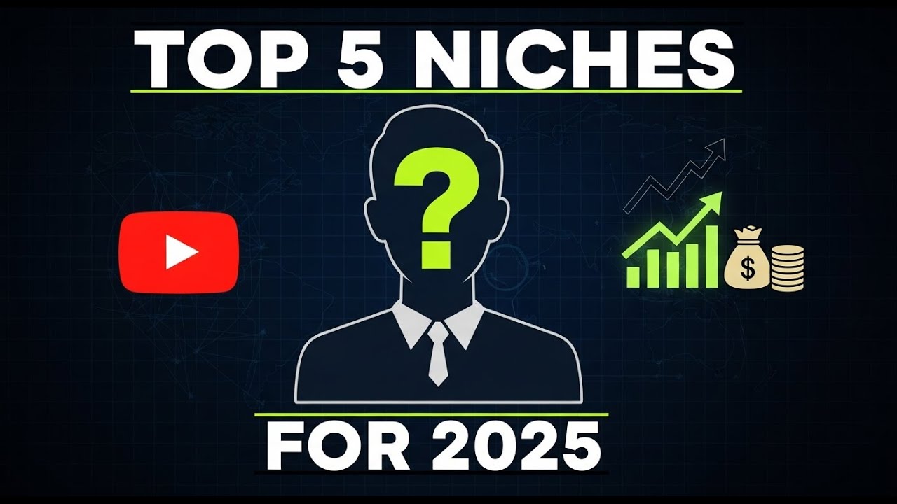 The Top 5 Niches for Faceless YouTube Channels in 2025
