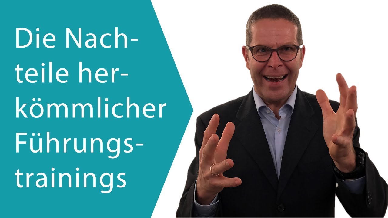 Die Nachteile herk&ouml;mmlicher F&uuml;hrungstrainings