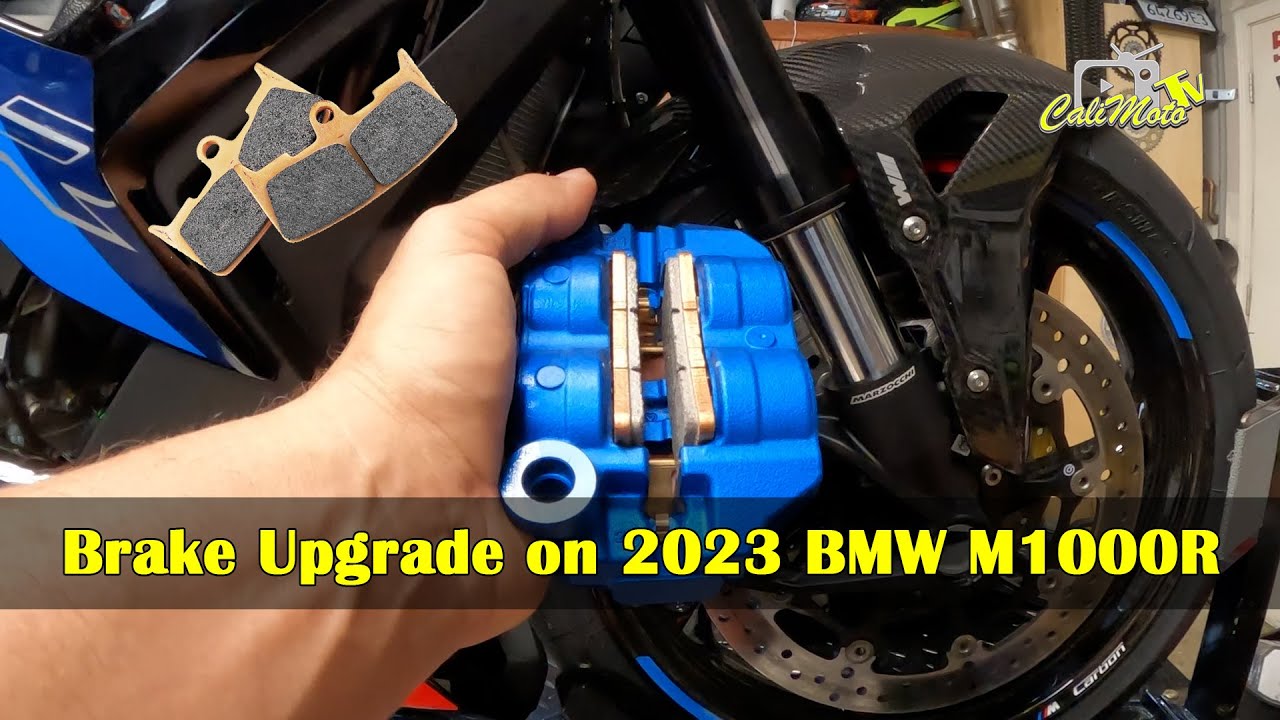 Easy Brake Pad Change in Under 10 Minutes - 2023 BMW M1000R Competition