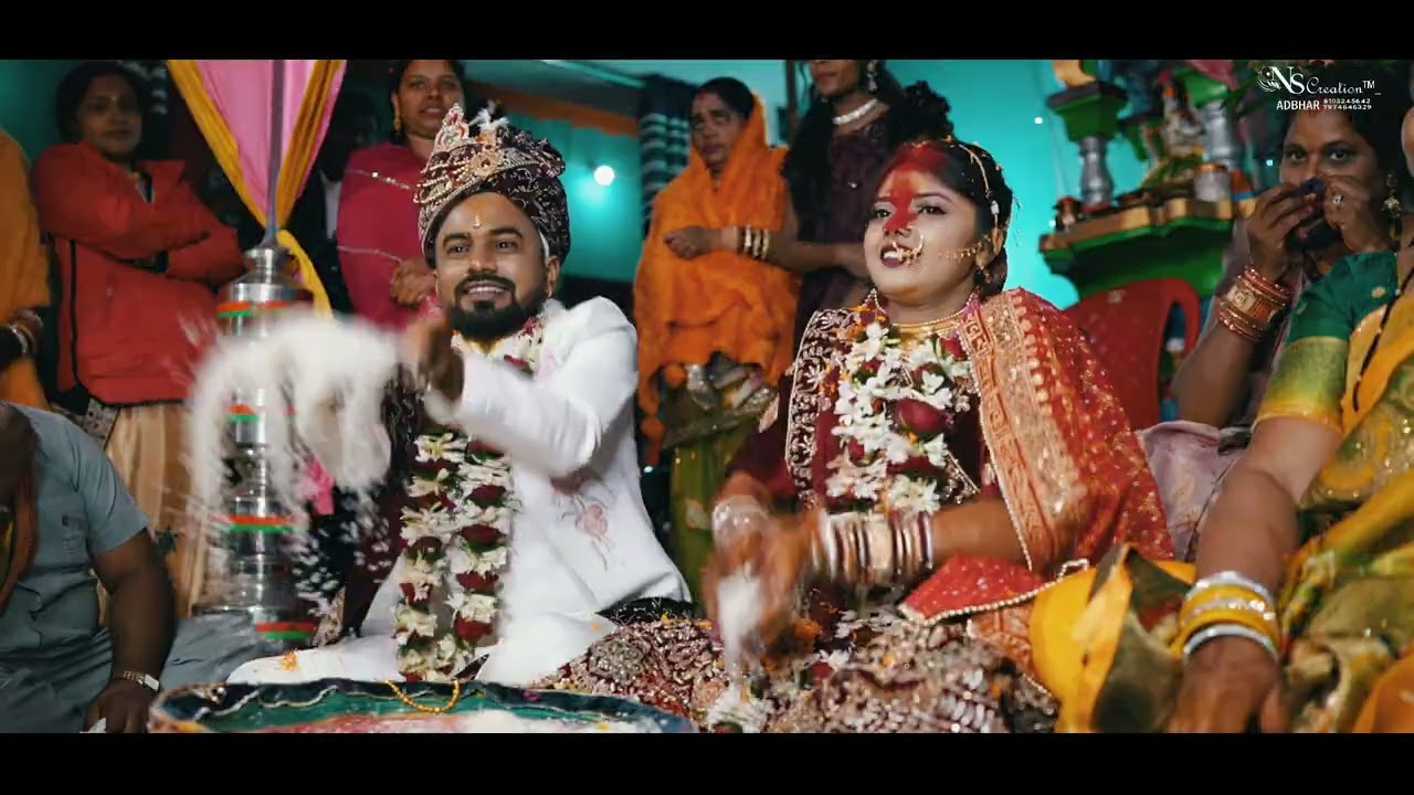 JHASHENDRA & KAJAL WEDDING VIDEO JAB TAK PURENA NA HO FERE SAT #weddingphotography #weddingvideo 