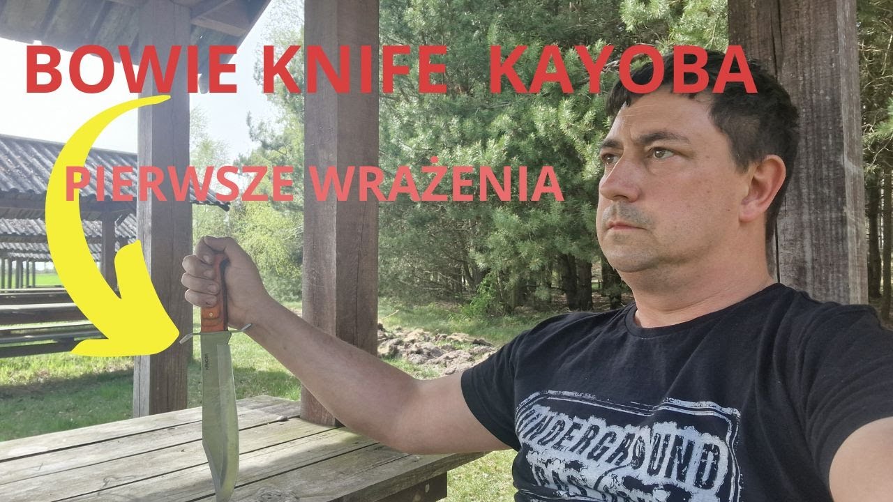 NÓŻ BOWIE z Juli- pierwsze wrażenia test ostrości.