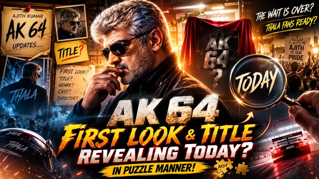 AK 64 FirstLook Revealing Today? | 34Years Of AjithKumar |Rajesh-Point Of Views