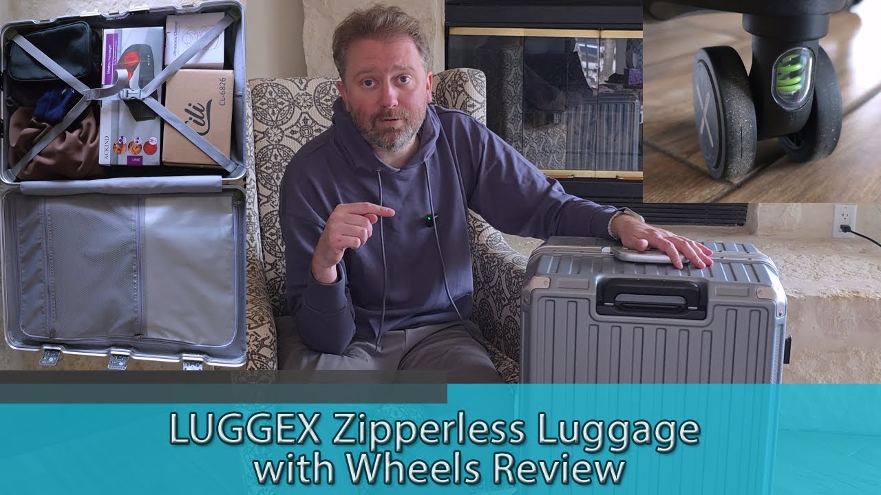 LUGGEX Zipperless Luggage Review: The Best Hardshell Suitcase with Wheels?