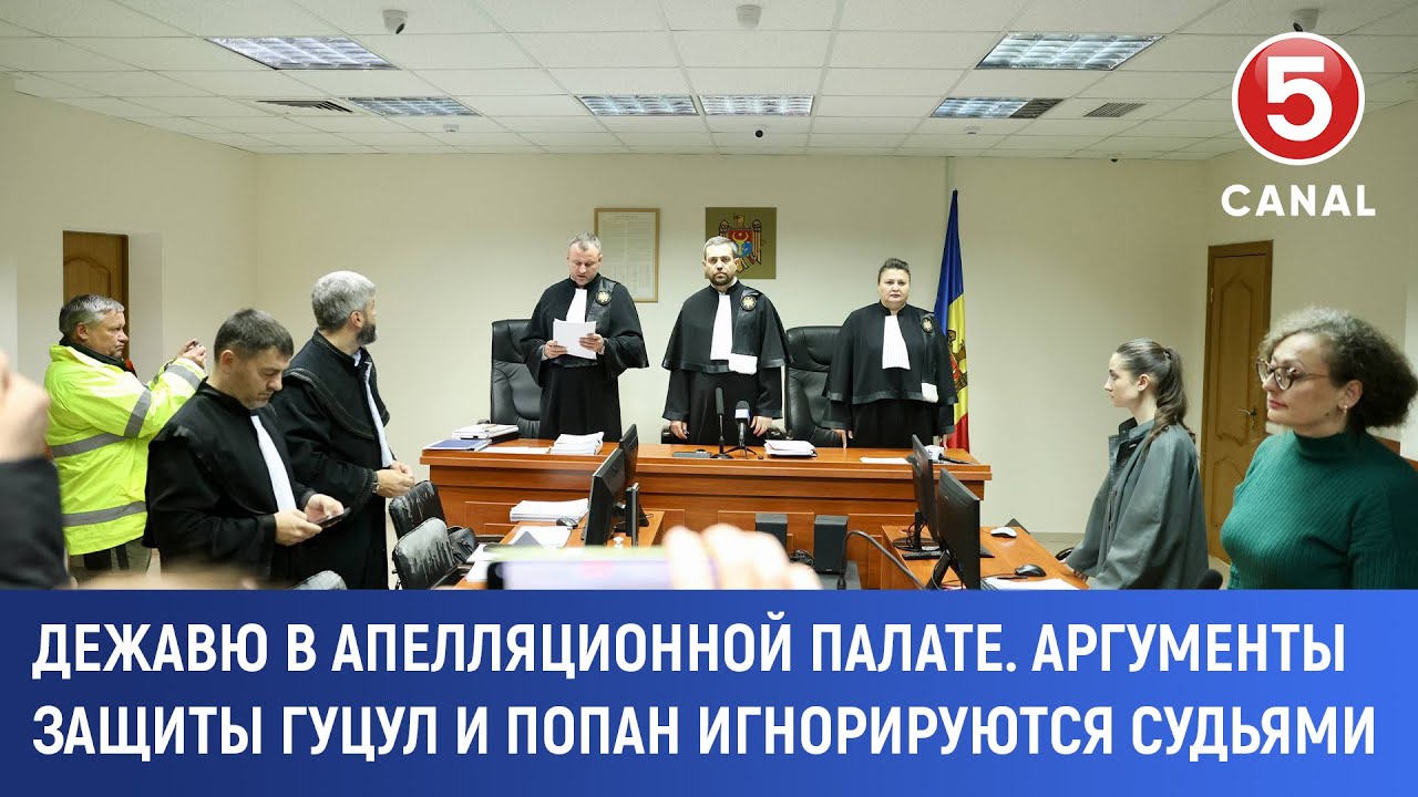 Дежавю в апелляционной палате. Аргументы защиты Гуцул и Попан игнорируются судьями