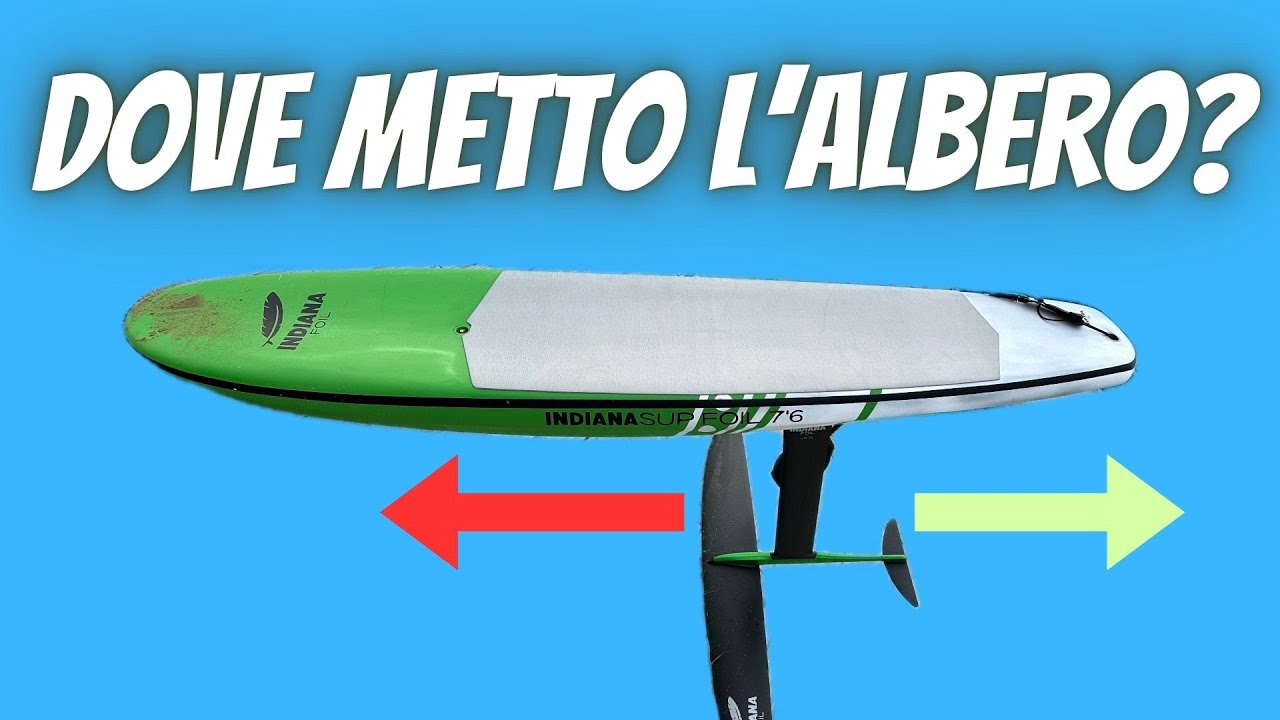 TUTORIAL - La POSIZIONE dell'ALBERO in WINGFOIL e SURF FOIL