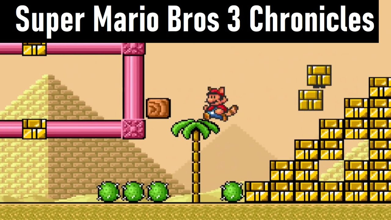 Super Mario Bros 3 Chronicles v3.2, World 2, Mario [100%/Playthrough/English/HD] SMBX