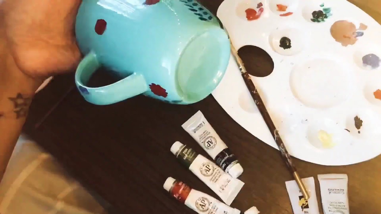 Coffee mug painting