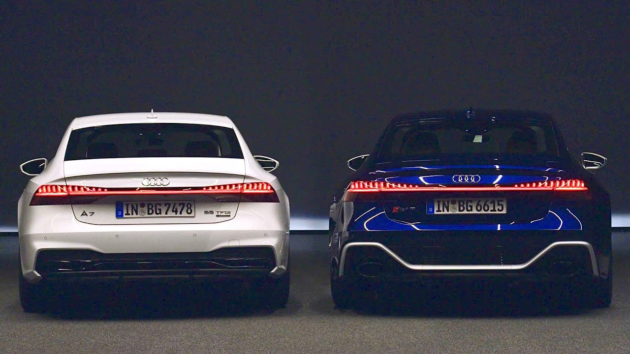Демонстрация новых светодиодных фонарей AUDI Matrix и цифровых OLED-ламп