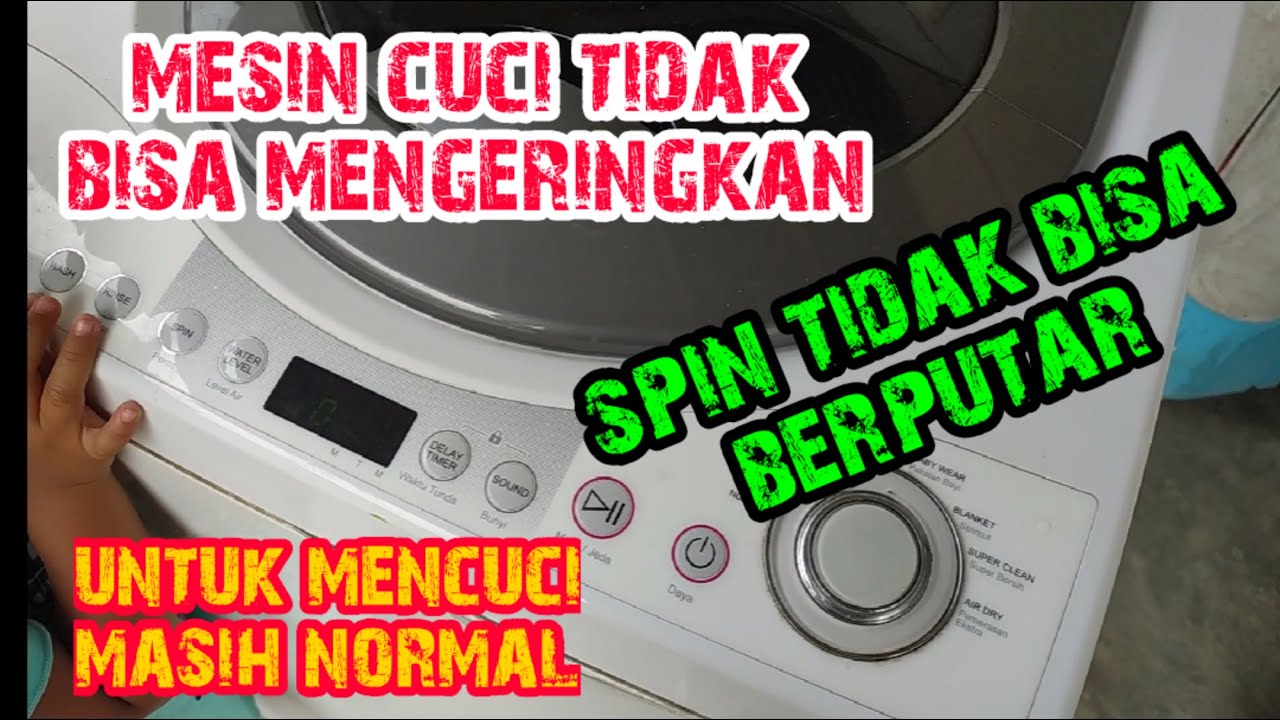 Cara Memperbaiki Mesin Cuci Polytron Tidak Bisa Berputar 