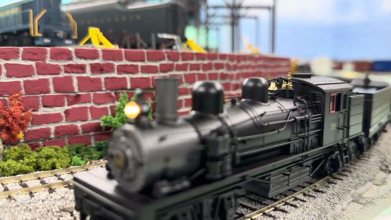 the Broadway Limited HO 4-Truck Shay Locomotives Are Beasts!! Pulling 29 Coal Hoppers & Caboose!