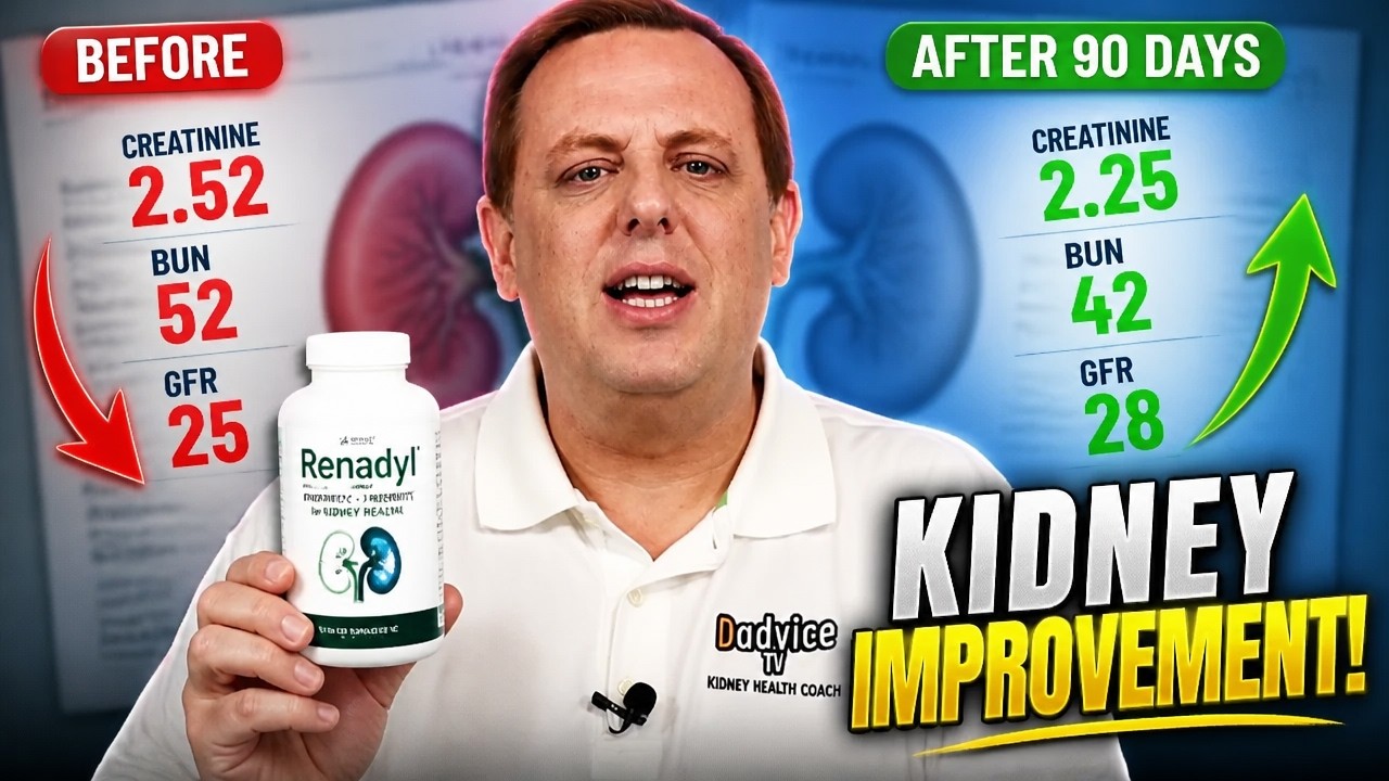Renadyl 90 Day trial to Improve GFR, Reduce Creatinine, and Lower BUN - Reverse Kidney Disease