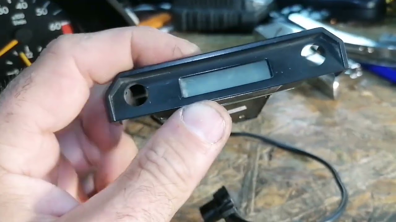 How to install VDO LCD outside temperature on Mercedes Benz w201