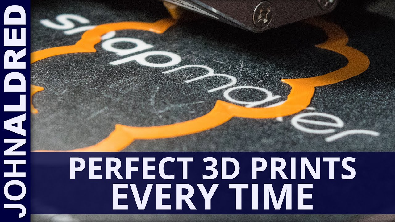 How to level the bed with the Snapmaker 3D Printer (perfect first layer)
