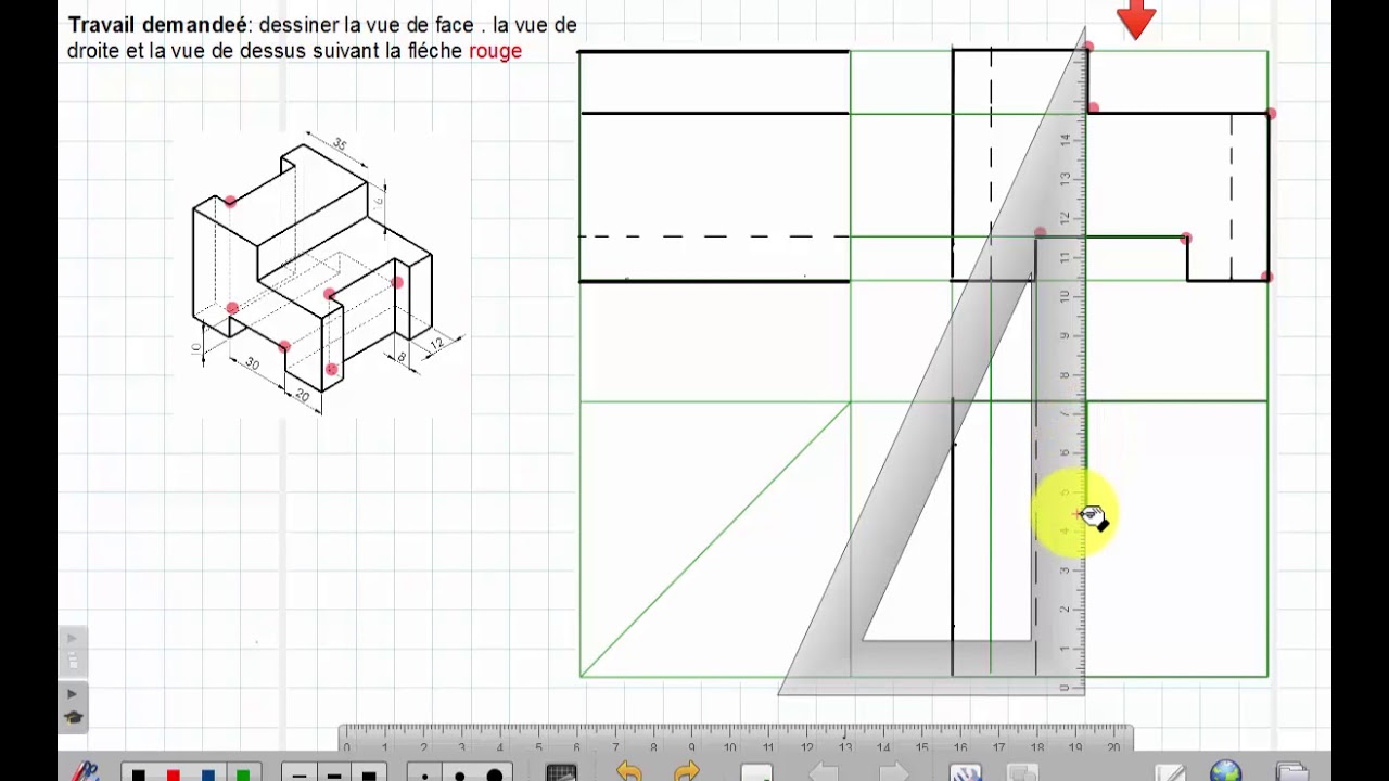 Projection orthogonale ex1