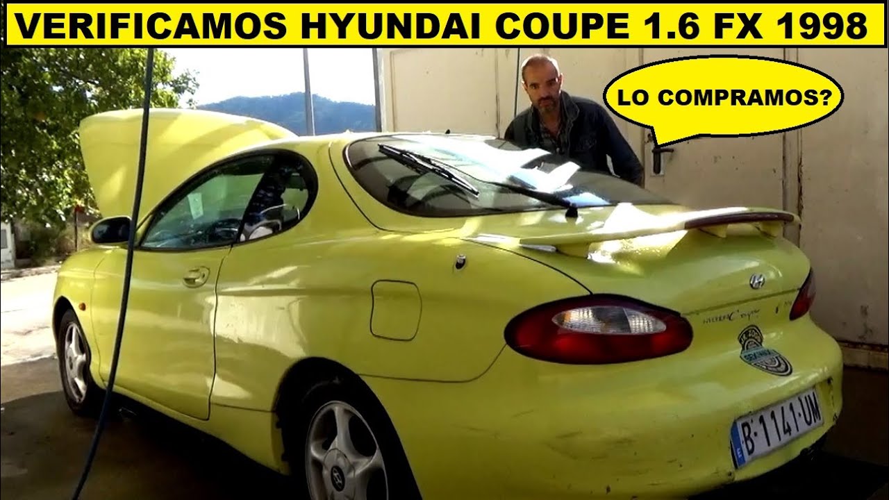 Verificamos Hyundai Coupe 1.6 FX año 1998 ¿Lo compraremos?. #hyundaicoupe