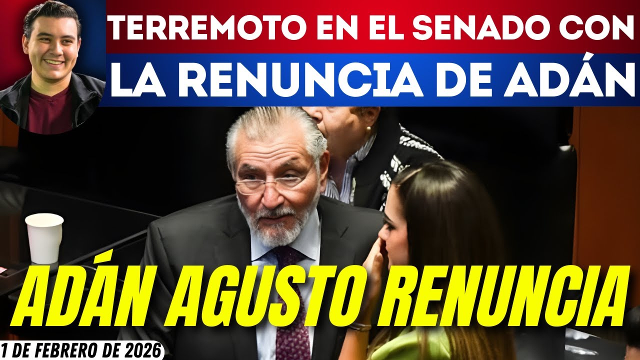 #SinMáscaras | ADÁN AUGUSTO RENUNCIA: NACHO MIER NUEVO LÍDER DEL SENADO ¿A DÓNDE SE MUEVE LA 4T?