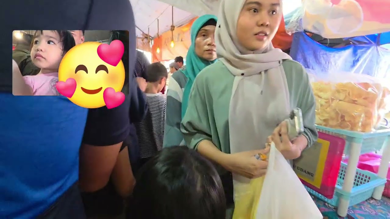Part 2 Bazaar Ramadhan Stadium Miri Sarawak (Dual Camera) #food #bazaar 