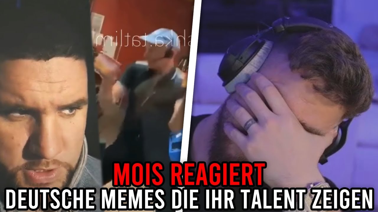 Mois REAGIERT auf DEUTSCHE MEMES die ihr TALENT zeigen 😂 Mois Reaction