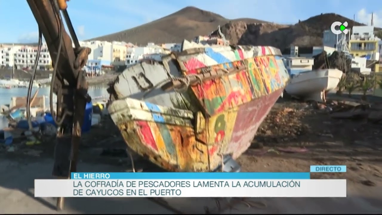 Cayucos en El Hierro