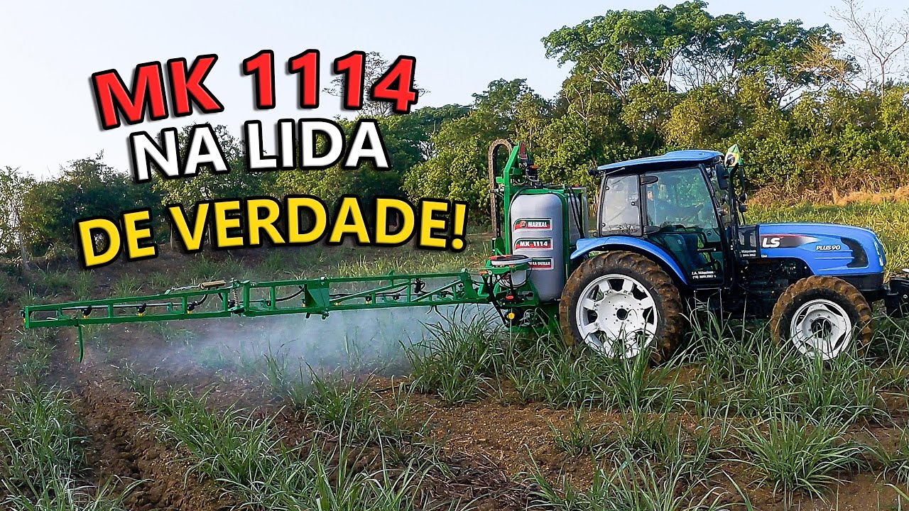 BOTANDO O PULVERIZADOR NOVO DA MARKAL NOS MORRO PRA TRABALHAR