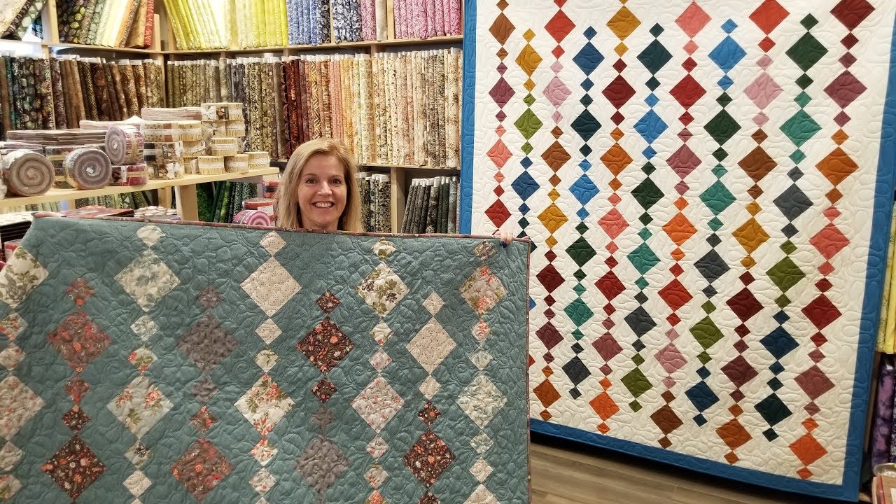 MADE MY OWN PATTERN! Donna's FREE BEADS Quilt!