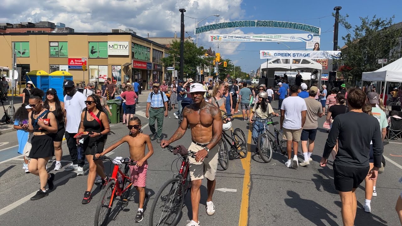 Full Walk Through - Taste of the Danforth 2023 | GREEKTOWN, TORONTO