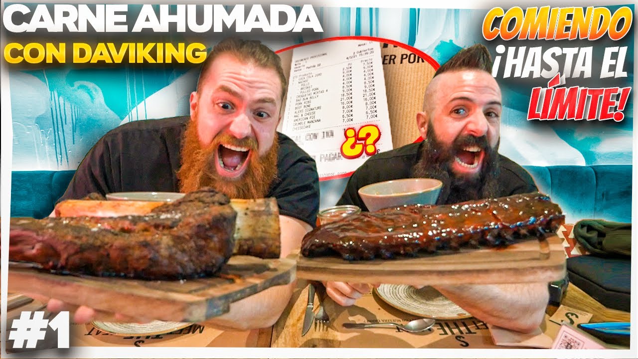 COMIENDO CARNE AHUMADA HASTA NO PODER MÁS CON DAVIKINGLIVE