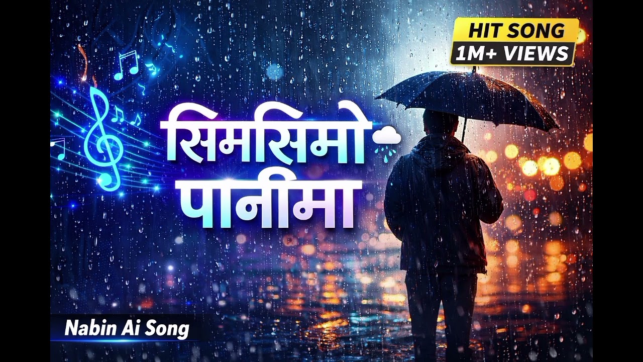 “सिमसिमे पानीमा 🌧️ | Emotional Nepali AI Song 2026 | Nabin Ai Song”