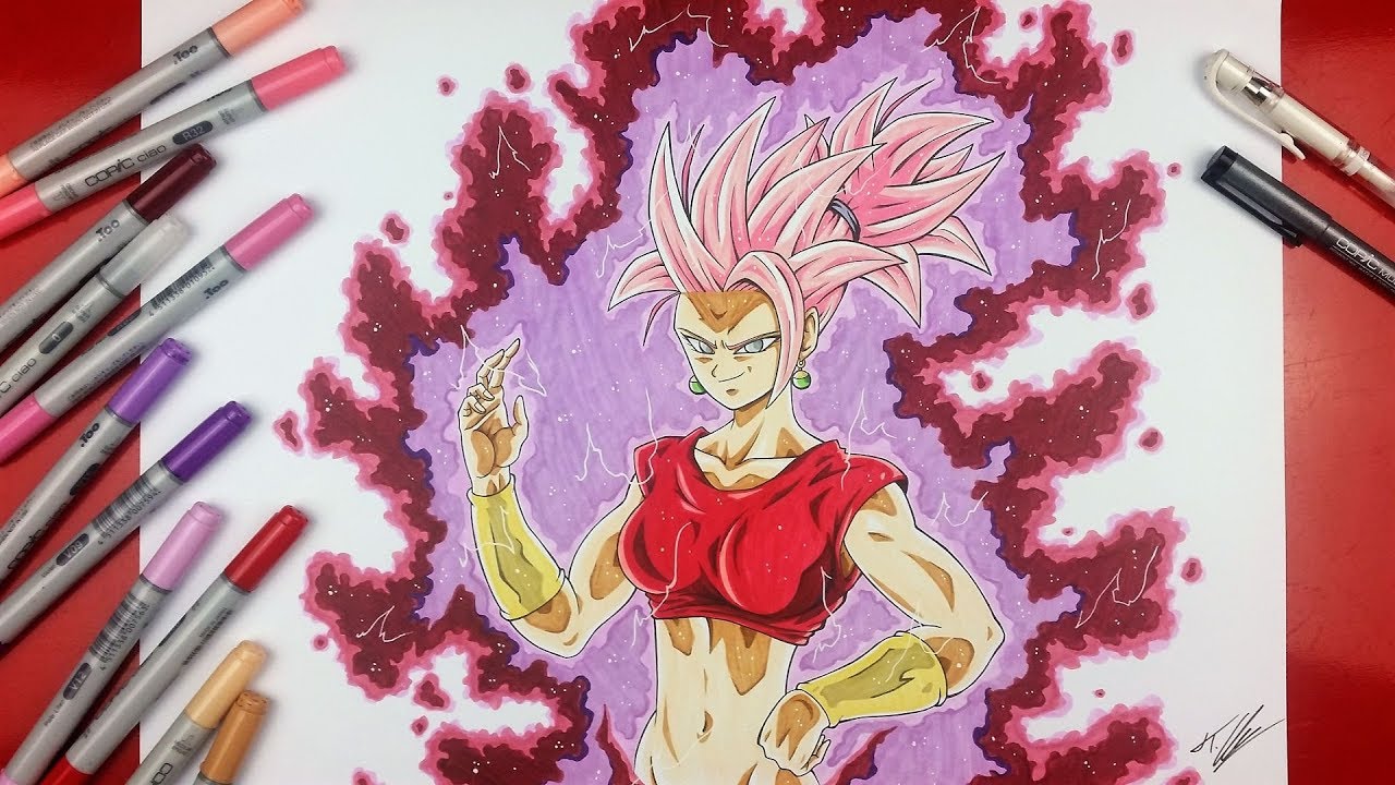 How to draw KEFLA Super Saiyan ROSE | TolgArt