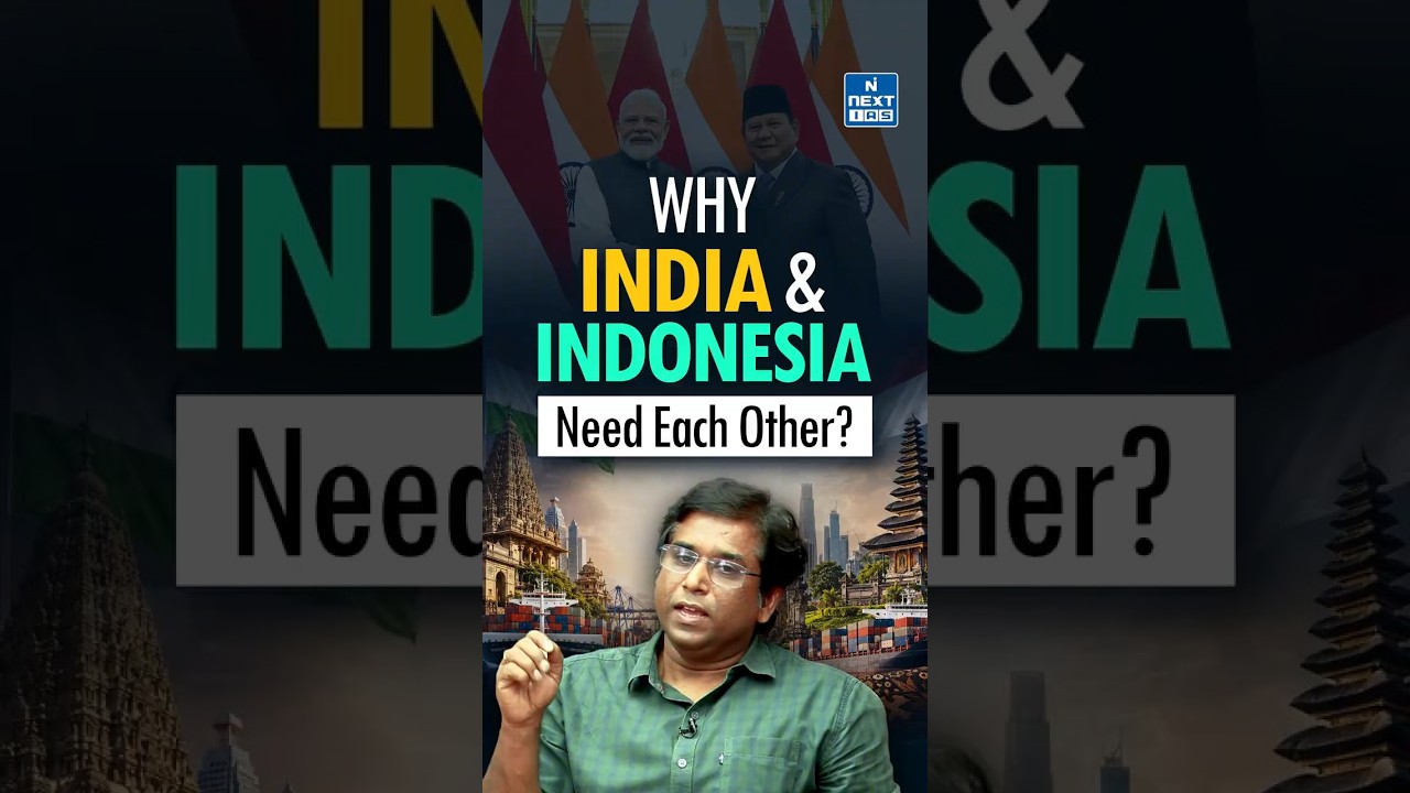 India-Indonesia Relations Explained | Cooperation, China & Indo-Pacific Strategy | NEXT IAS