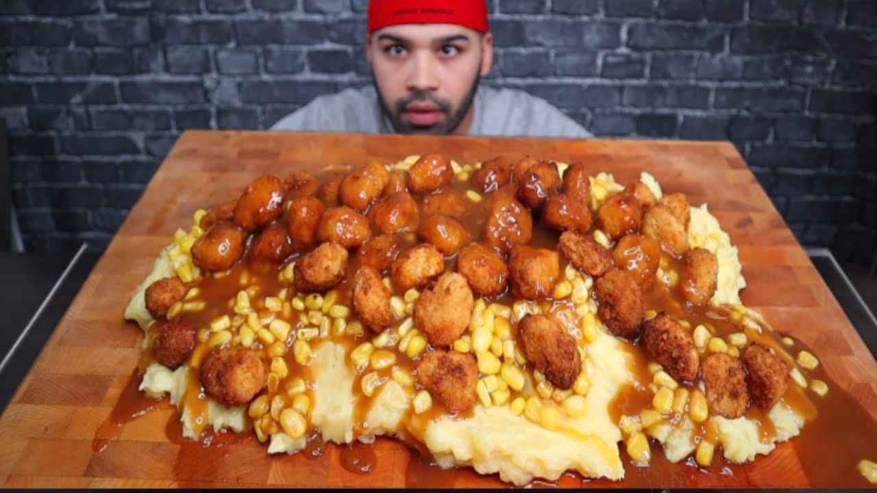 (ASMR) KFC FAMOUS BOWL MUKBANG