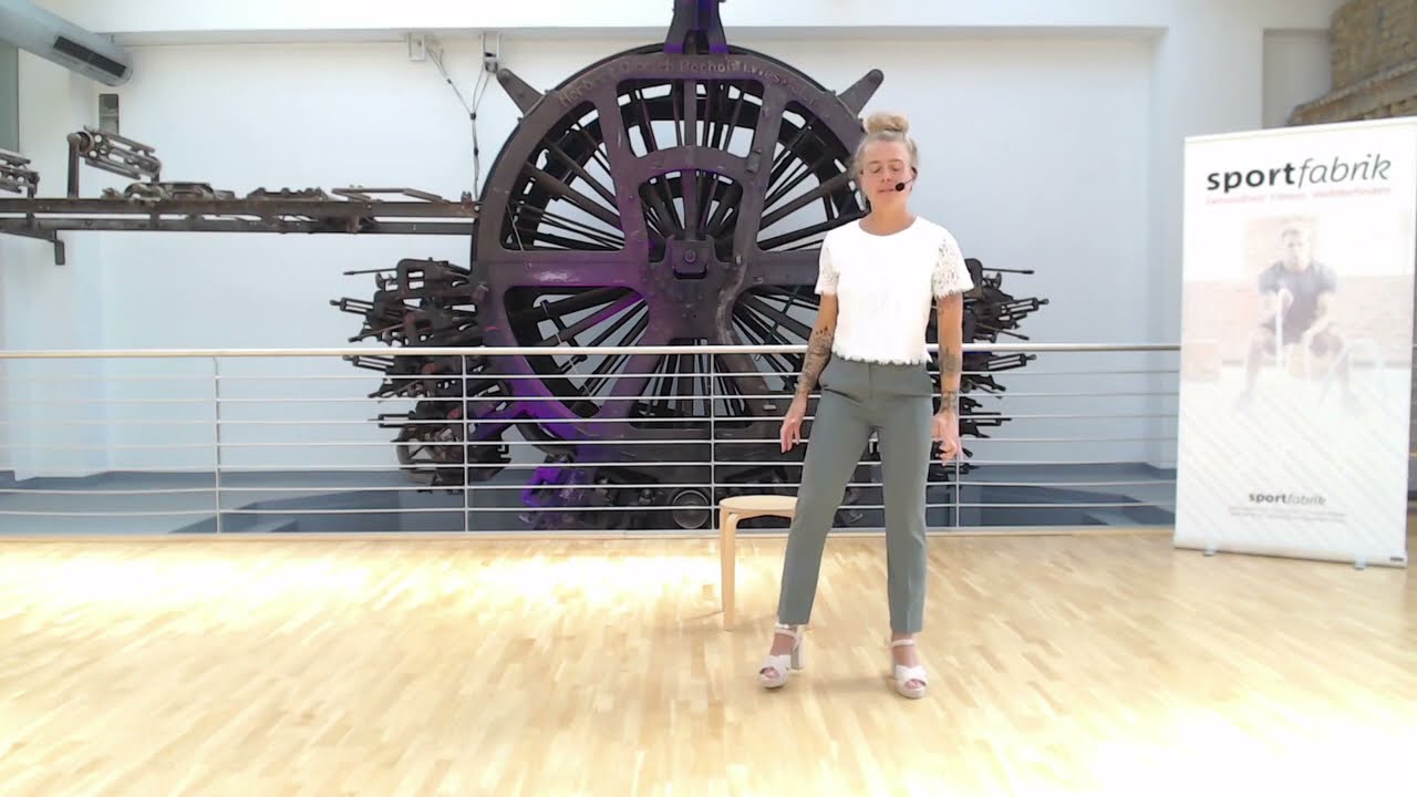 Bewegte Pause auf dem 5. BZfE-Forum mit Anne N&ouml;then