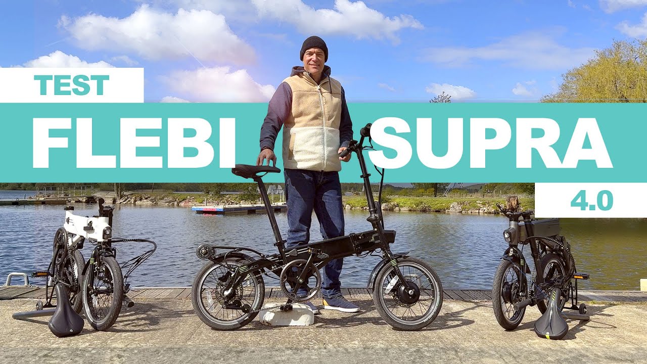 TOP vélo électrique ⚡ pliable SUPRA 4.0 de FLEBI 🚲, test et avis