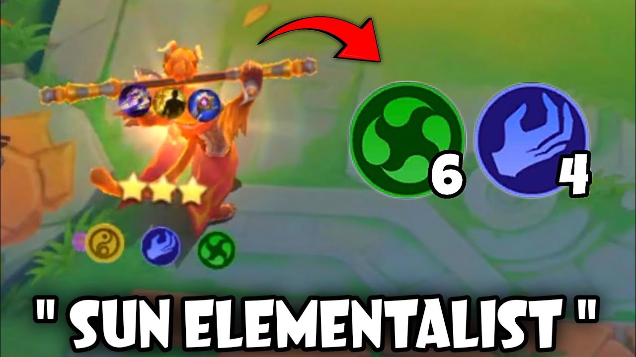 UNLIMITED DODGE META !! UNKILLABLE ELEMENTALIST SUN !! MAGIC CHESS MOBILE LEGENDS