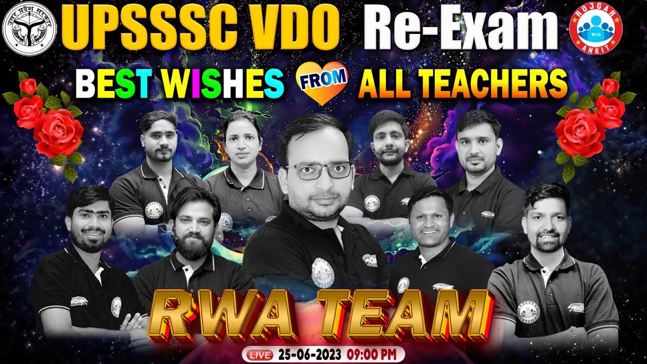 UPSSSC VDO Re Exam 2023 | Best Wishes For UPSSSC VDO Re Exam By Ankit Sir & All Teacher's Team